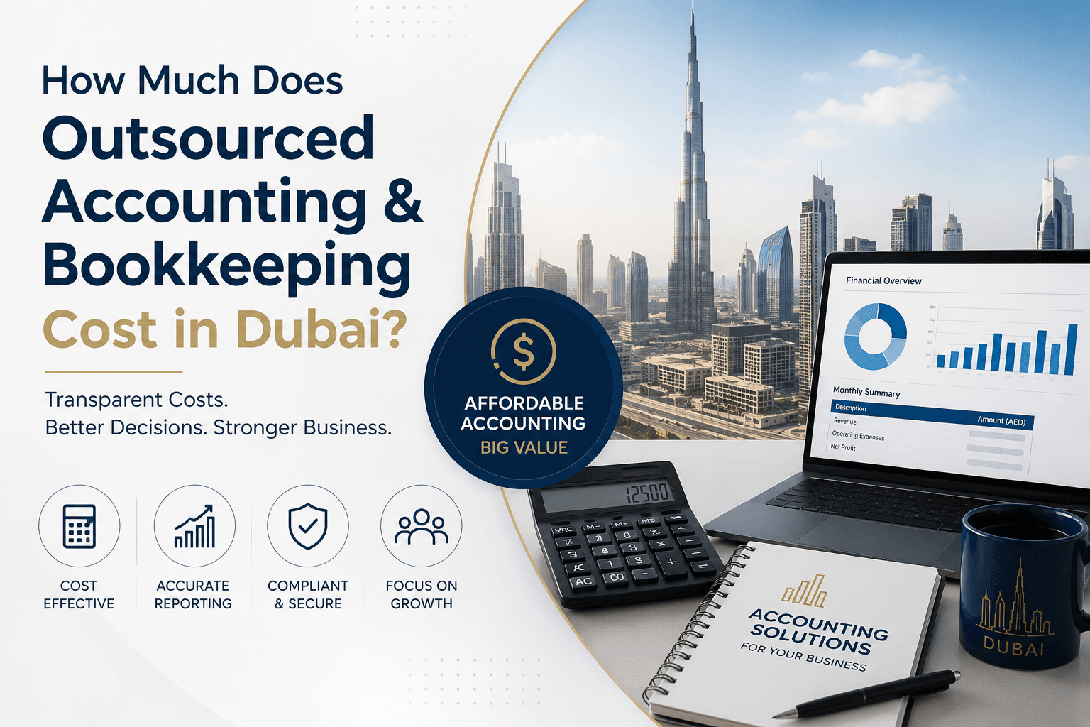 How Much Does Outsourced Accounting & Bookkeeping Cost in Dubai?